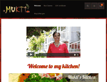 Tablet Screenshot of muktiskitchen.com